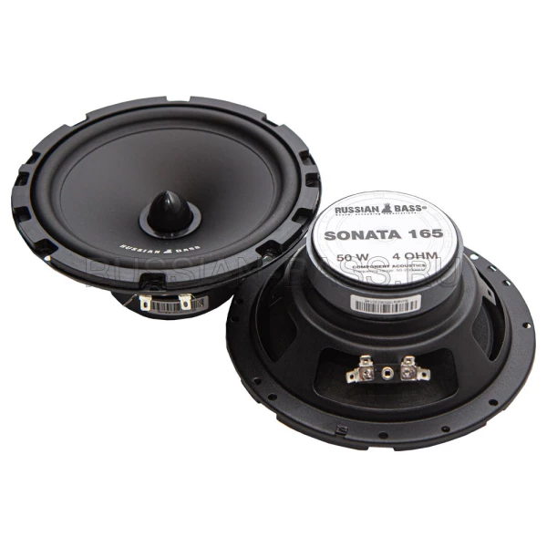Динамики Russian Bass Sonata 165 Компонентная система RMS 50W/4 Om/50-20000 Гц/SPL 90,3 dB