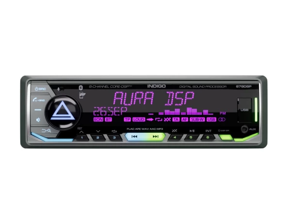 Магнитола 1DIN 12v DSP Aura INDIGO-878DSP