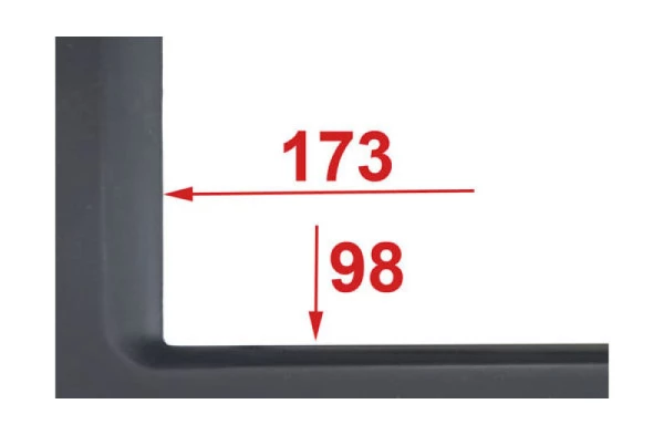 Рамка Fiat Ducato 2011+, Peugeot Boxer 2011+, Citroen Jumper 2011+ 2Din