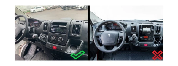 Рамка MFB Citroen Jumper, Peugeot Boxer, Fiat Ducato 2006+