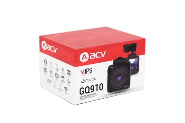 Регистратор 1 камера ACV GQ910 (WiFi/GPS/IPS 2.0"/Full HD/256Gb)