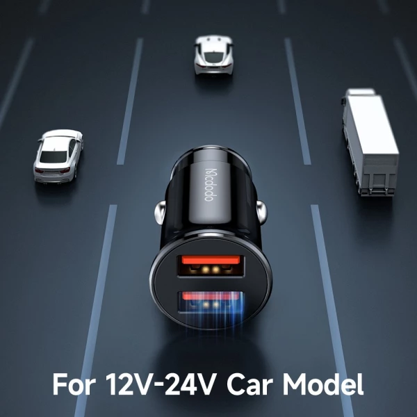 АЗУ 2USB McDodo CC-6602 2.4A черный (79420)