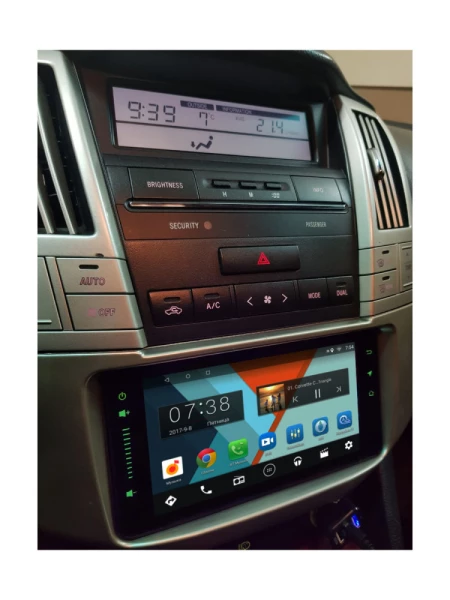 Рамка Toyota Harrier, Lexus RX 2003-2009 с креплениями Wide 2Din