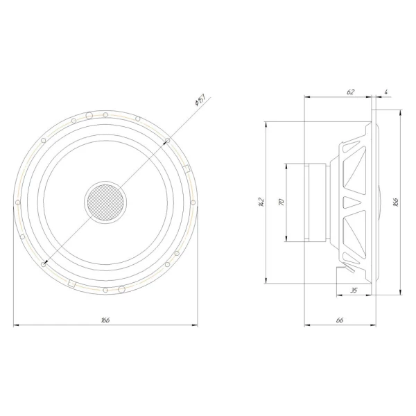 Динамики Oris Electronics Type X 2-полосная коаксиальная система 60/120 Вт