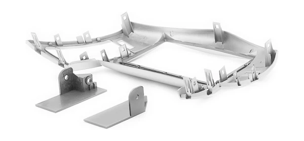 Рамка Chevrolet Cruze 2009-2012 серебристая 2Din