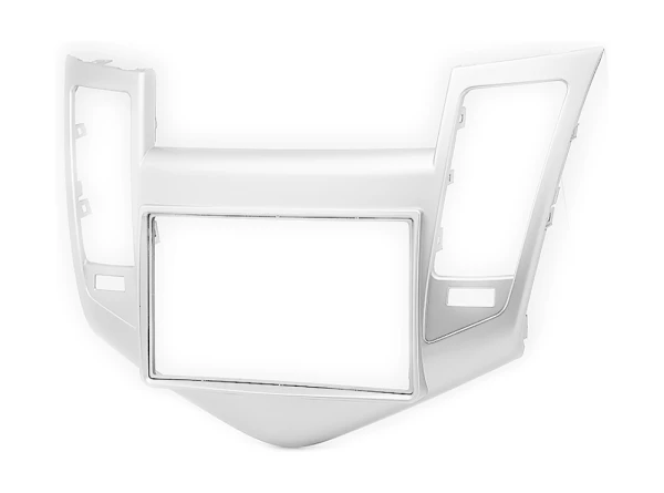 Рамка Chevrolet Cruze 2009-2012 серебристая 2Din