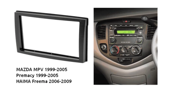 Рамка Mazda универсальная трапеция (Premacy 99-05/MPV 99-05) 2Din