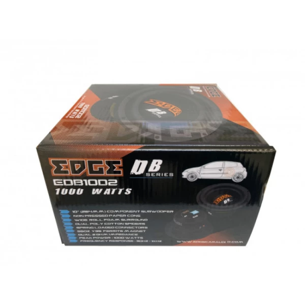 Динамик сабвуфер 10" EDGE EDB10D2-E0 (2+2 Om / RMS 500W)