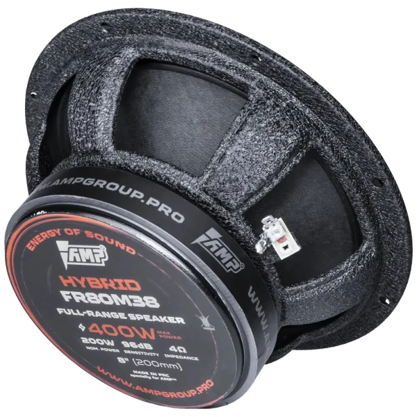 Динамики AMP Hybrid FR80M38 8" (20 см) среднечастотный динамик (1шт.)  200/400вт