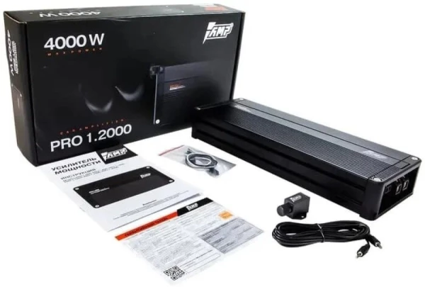 Усилитель 1-канальный AMP PRO 1.2000 (830/1380/2000W)