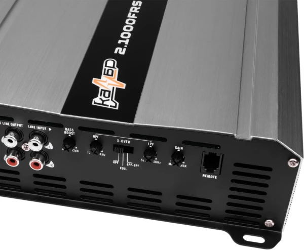 Усилитель 2-канальный AMP Калибр 2.1000FRS 2x500 (4 Ом)/2x700 (2 Ом)/2x1000 (1 Ом)/1x2000 (мост 2Ом)