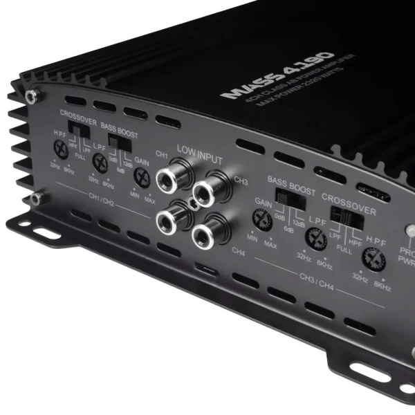 Усилитель 4-канальный AMP MASS 4.190 4x190 4 Om/4x290 2 Om (мост 2x580 4 Om)