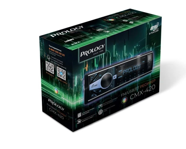 Магнитола 1DIN 12v Prology CMX-420 bluetooth, USB, FM 3RCA