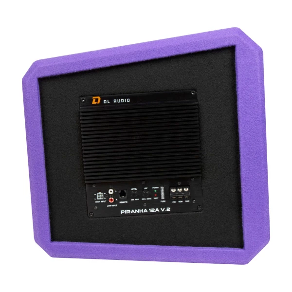 Сабвуфер активный 12" DL Audio Piranha 12A PURPLE V.2 активный, Max 900 Вт