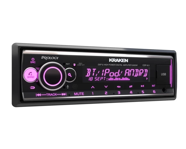 Магнитола 1DIN 12v DSP Prology CDP-8.0 KRAKEN (8x65W)