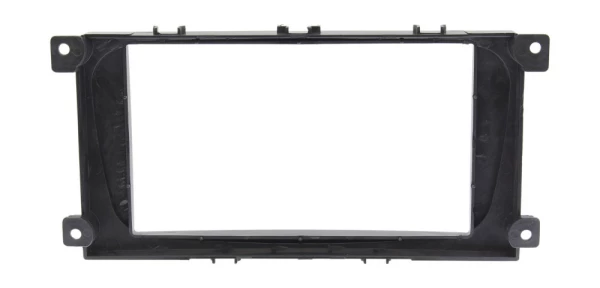 Рамка Ford Focus 2 (Sony), S-Max 07+, Mondeo 07+, черная 2 Din с металлическими креплениями