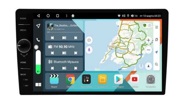 Магнитола 9" Wide Media KS-MFB-QR B