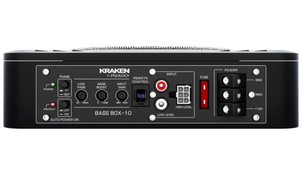 Сабвуфер активный 10" (ПОД СИДЕНЬЕ) PROLOGY KRAKEN BASS BOX-10 (RMS 120W/240W)