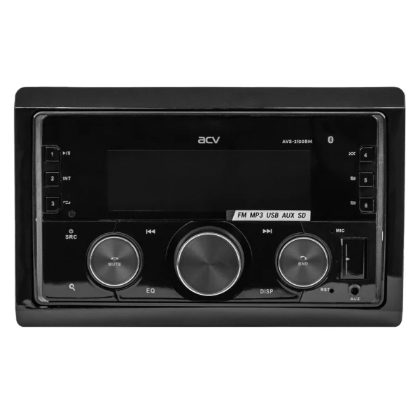 Магнитола 2DIN 180x100 ACV AVS-2100BM bluetooth, USB, SD, FM, AUX, 2RCA, 4x50W