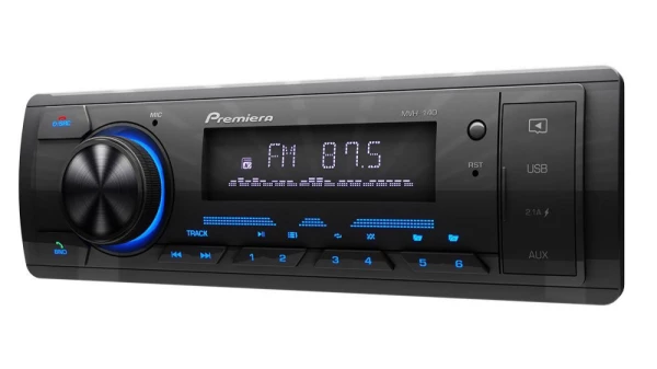 Магнитола 1DIN 12v Premiera MVH-140 bluetooth, USB, FM