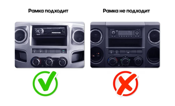 Рамка MFA ГАЗ Газель Бизнес (GAZ Gazelle Business) 2010-2022