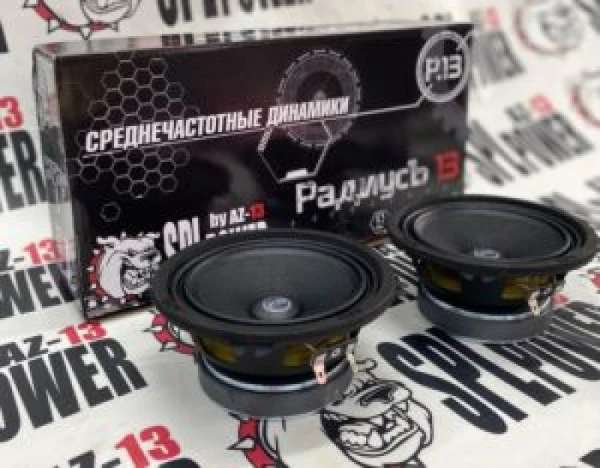 Динамики AZ-13 SPL Power РадиусЪ 13, 80/160 Вт, 140-12000 Гц, 99 дБ
