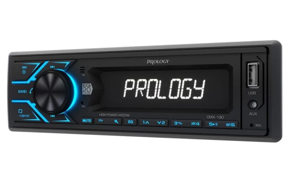Магнитола 1DIN 12v Prology CMX-190 bluetooth, USB, FM, SD, 2RCA