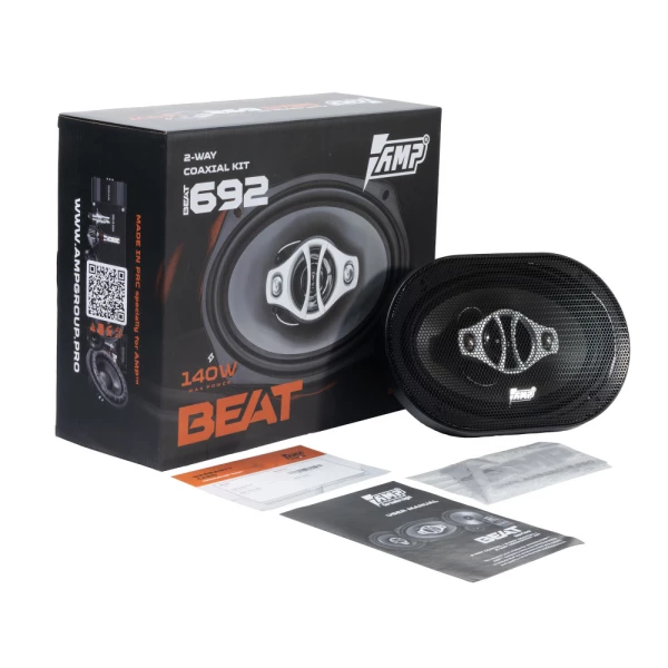Динамики AMP Beat 692 (6x9") коаксиальные (2шт)  70/140 Вт 3 Ом 90 дБ