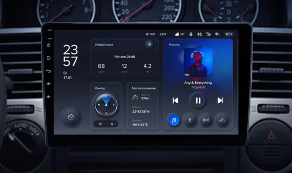 Магнитола 9" TEYES X1 4/64G 4G