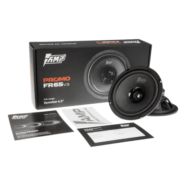 Динамики AMP PROMO FR65 ver.3 (2шт.) (16.5 см) широкополосные 40 Вт, 3 Ом, 93 дБ, 75-15000 Гц
