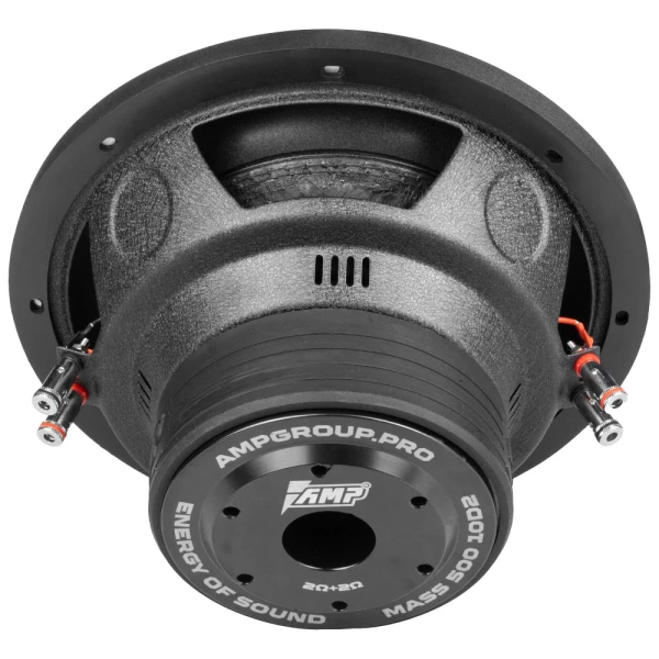 Динамик сабвуфер 10" AMP MASS 500 10D2 (2+2 Om / RMS 450W)