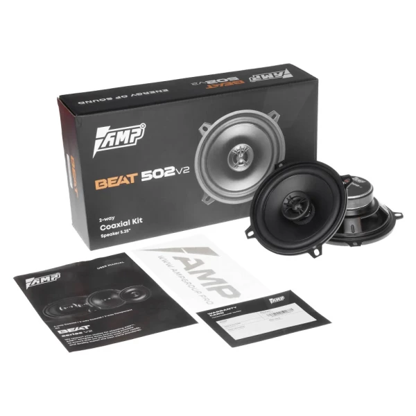 Динамики AMP Beat 502 V2 (13 см) коаксиальная акустическая система  40/150