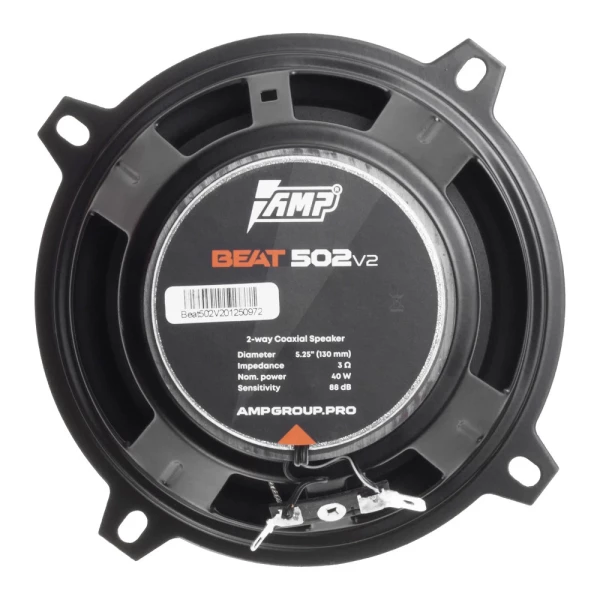 Динамики AMP Beat 502 V2 (13 см) коаксиальная акустическая система  40/150