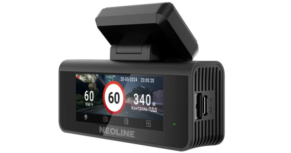 Регистратор 1 камера Neoline Argus 4K (Wi-Fi, GPS/ Глонасс базы, ADAS, 4K Ultra HD)