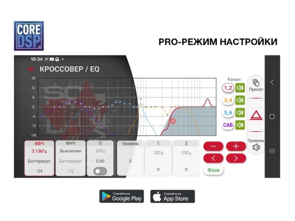 Магнитола 1DIN 12v DSP Aura INDIGO-877DSP Mkll