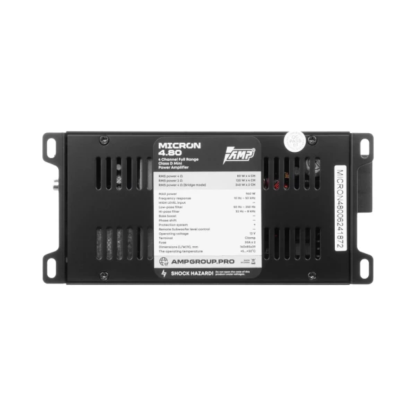 Усилитель 4-канальный AMP MICRON 4.80