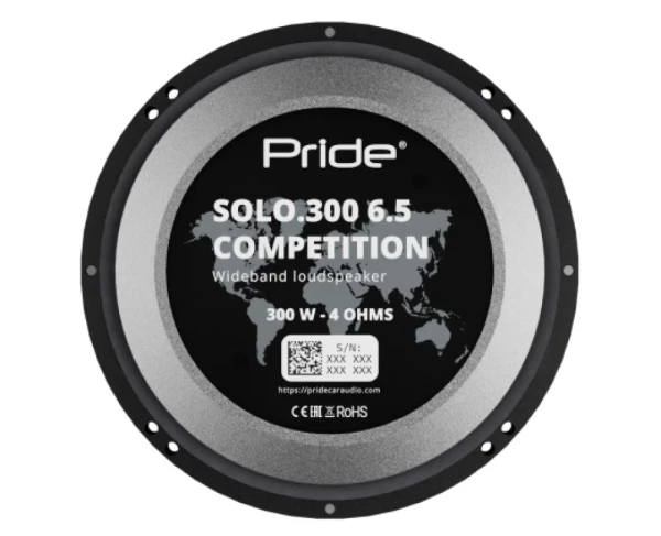 Динамики Pride Solo 300 competition (RMS 300 Вт, 4 Ом, 160 Гц - 10000 Гц, Гибрид)