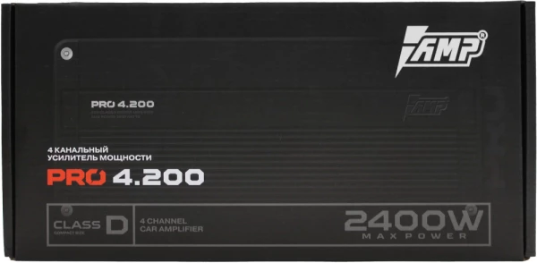 Усилитель 4-канальный AMP PRO 4.200 200/260 (мост 520)