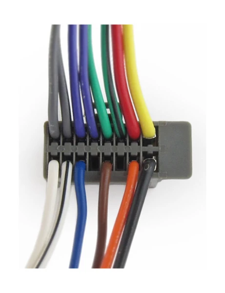 Коннектор Panasonic, Alpine IC-PN1621 с ЕВРО-разъемом (МАМА) серый