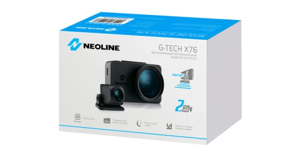регистратор 2 камеры Neoline G-Tech X76 (DUAL FHD+FHD)