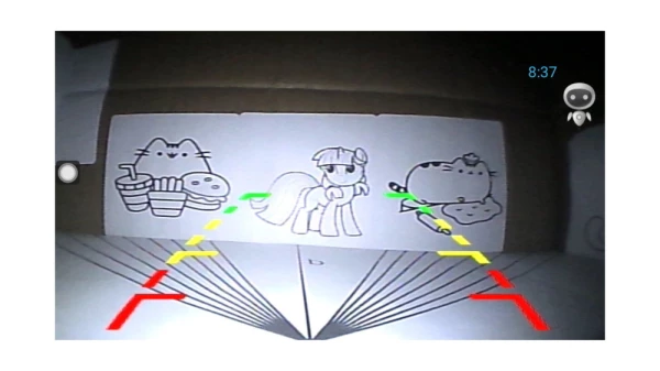 Камера заднего вида CAM-2J Куб