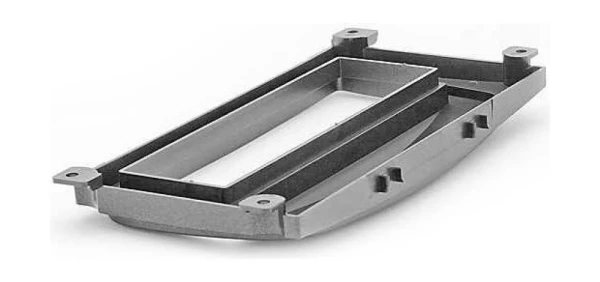 Рамка Ford Focus 2 (Sony), S-Max 07+, Mondeo 07+, черная 1 din