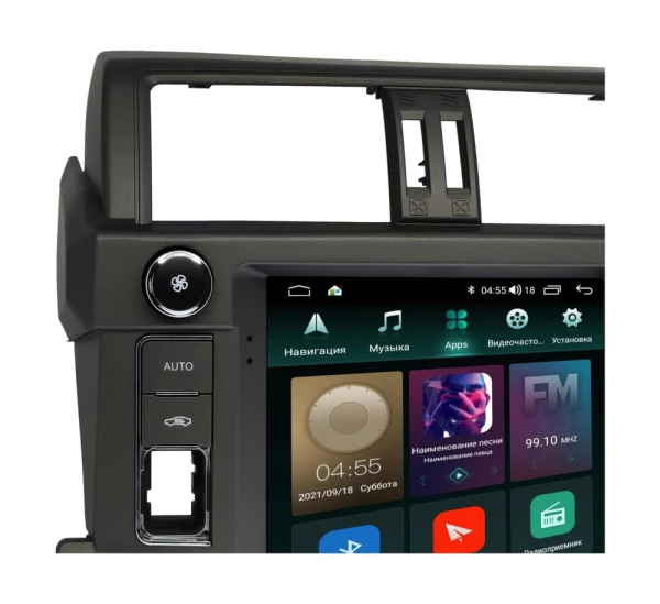 Штатная магнитола Toyota Land Cruiser Prado 2013-2017 Wide Media KS5009QR-3/32 левый руль