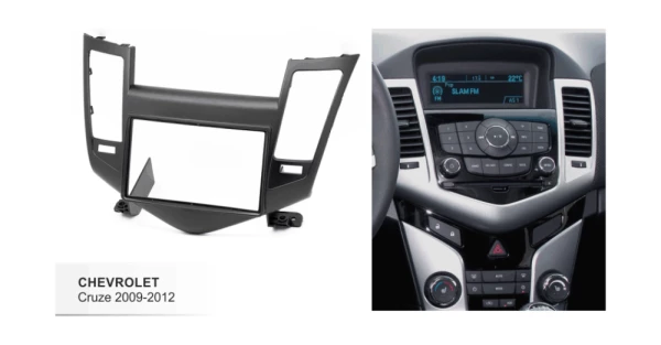 Рамка Chevrolet Cruze 2009-2012 черная 2Din