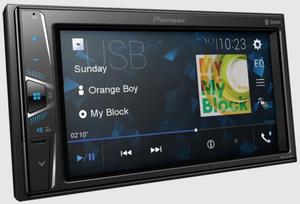 Магнитола 2DIN 180x100 Pioneer DMH-G225BT 2RCA