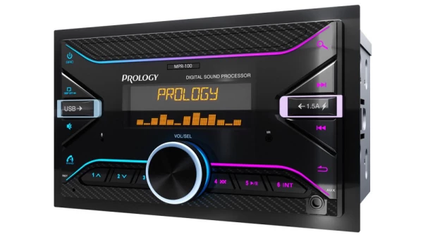 Магнитола 2DIN 180x100 DSP Prology MPR-100 2Din (BT/2Way/3Way)