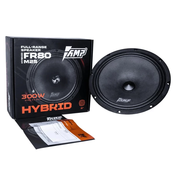 Динамики AMP Hybrid FR80M25 8" (20 см) среднечастотный динамик (1шт.)  150/300вт