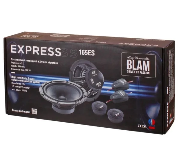 Динамики BLAM 165 ES (16 см) 2-полосная компонентная система 60/120W, 2 Om, 93.5 dB, 65Hz-25kHz