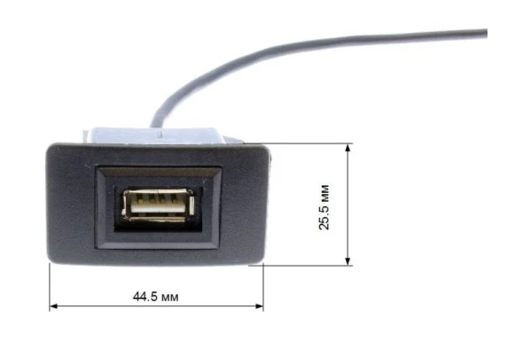 USB разъем в штатную заглушку Honda